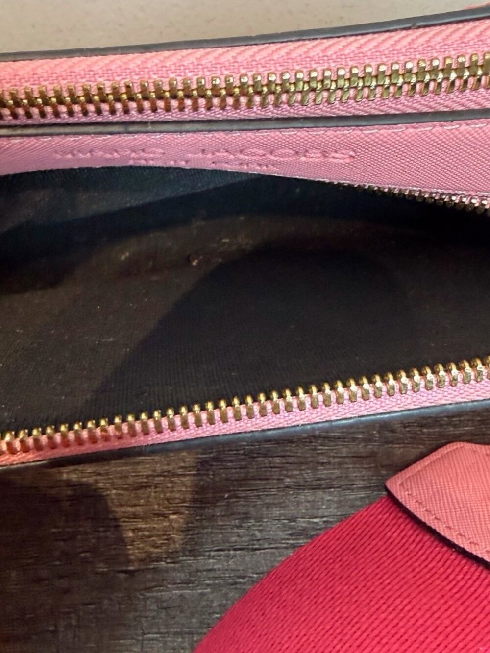 Marc Jacobs The Snapshot DTM Pink Saffiano Leather Camera Crossbody Bag AS IS - Picture 5 of 7